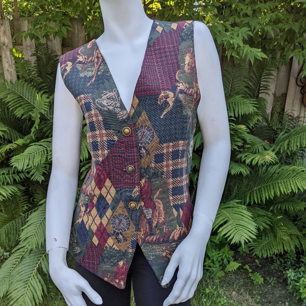 Vintage Tapestry Vest